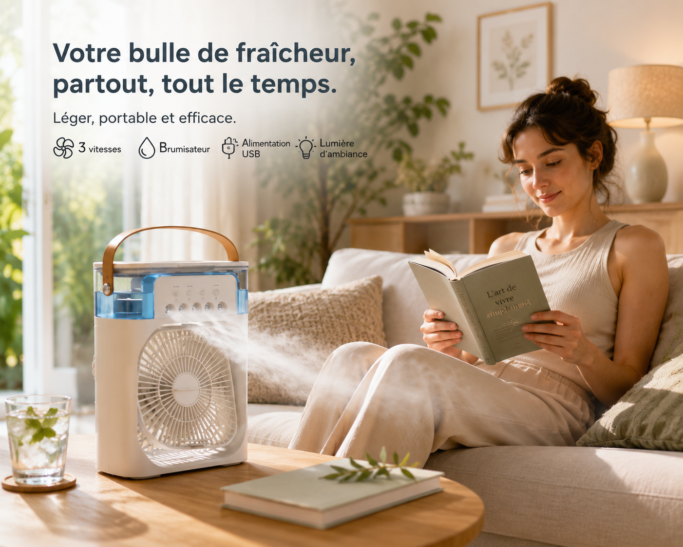 Zen’ergy™ | Rafraîchisseur d’Air Portable