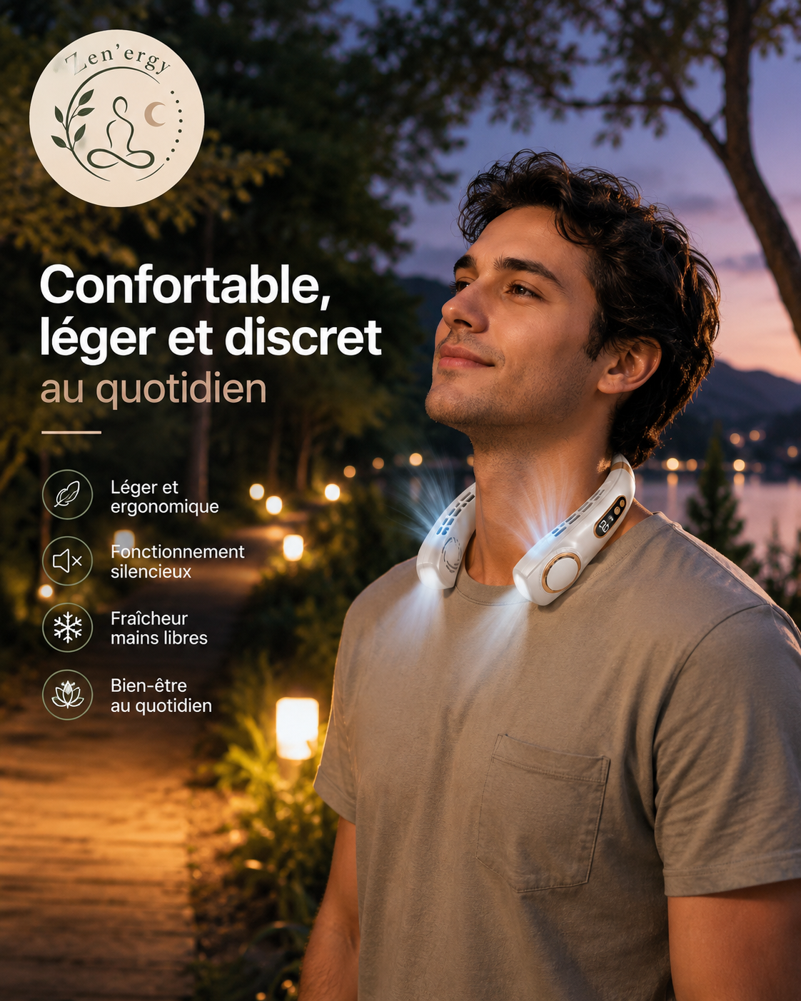 Zen’ergy ColdZen™ – Refroidisseur de Cou Portable