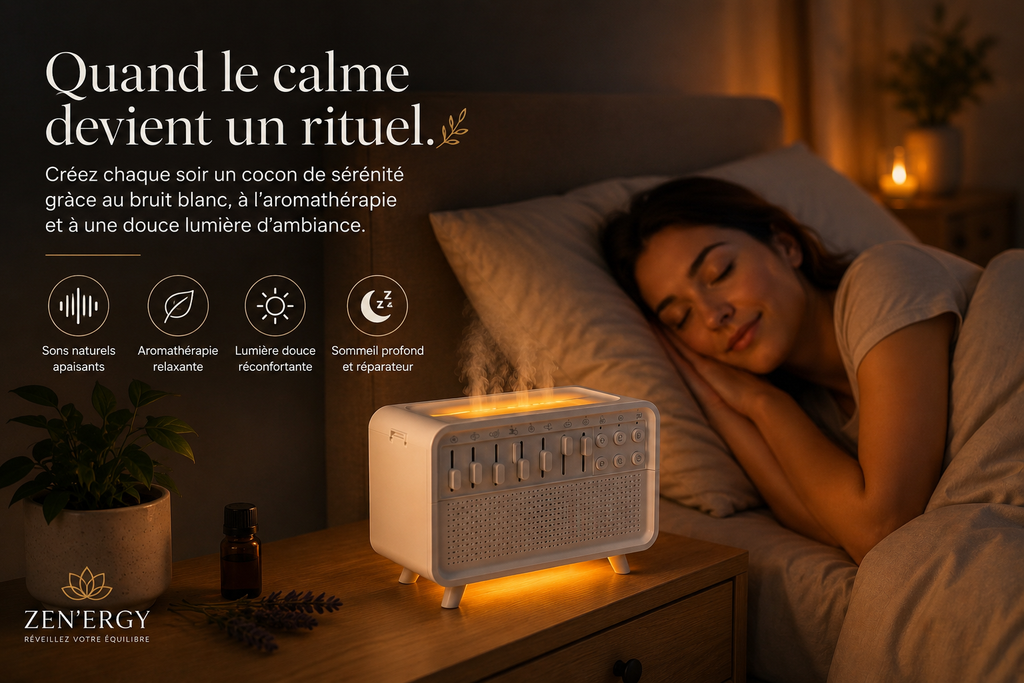 Zen’ergy Sérénité™– Diffuseur & Machine à Bruit Blanc