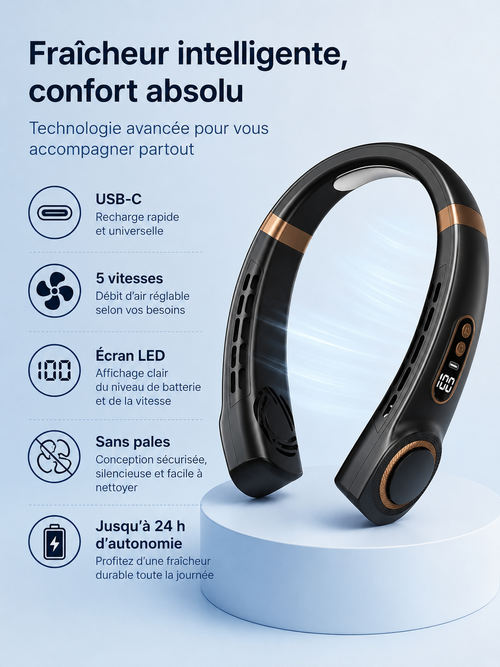 Zen’ergy ColdZen™ – Refroidisseur de Cou Portable