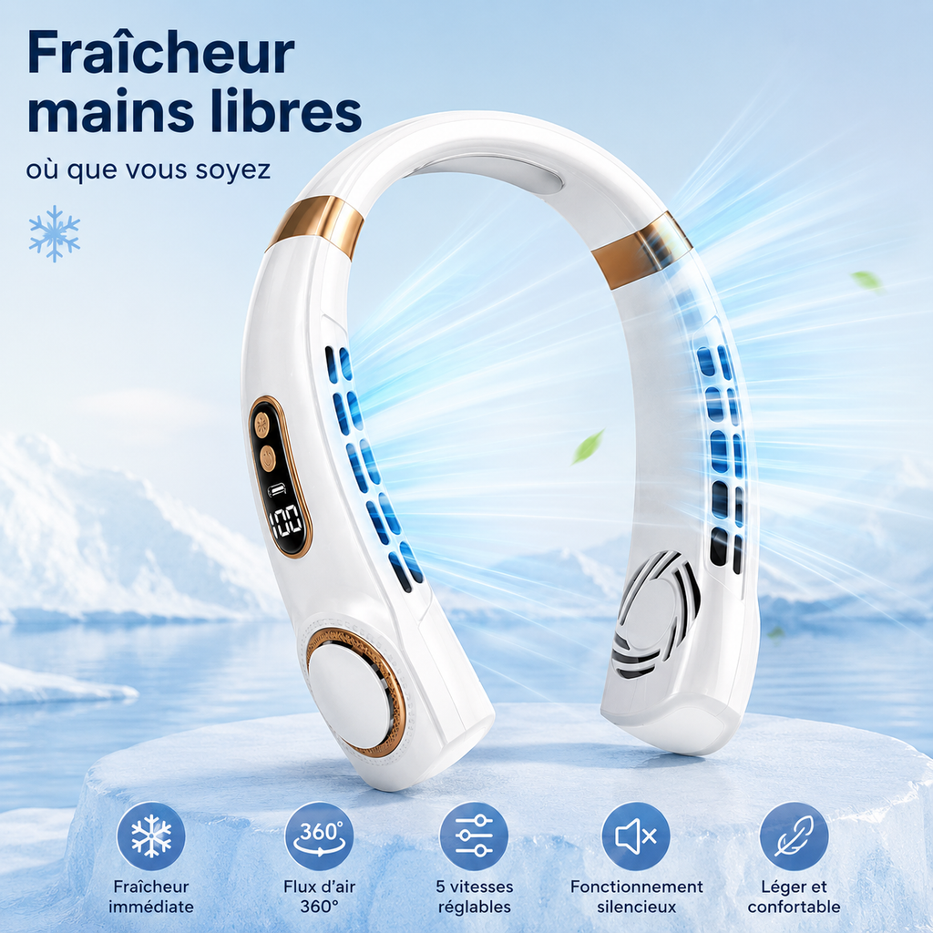 Zen’ergy ColdZen™ – Refroidisseur de Cou Portable