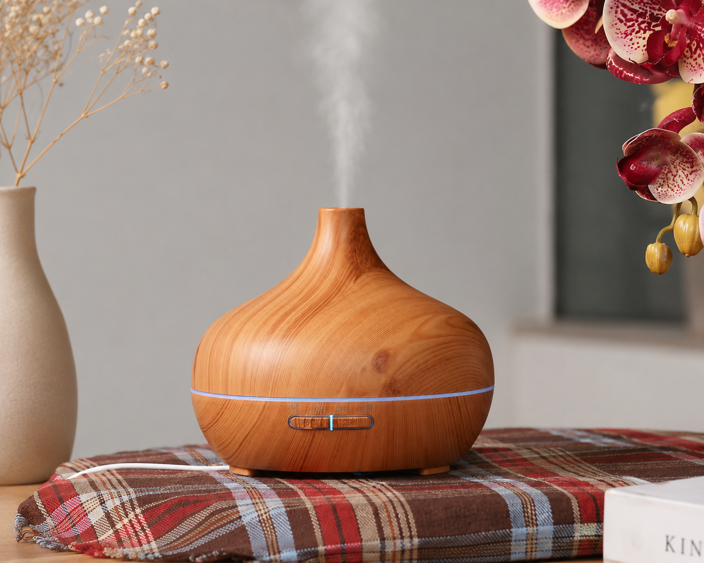 Diffuseur d’Huiles Essentielles Zen’ergy™ | Brume Relaxante & Ambiance Apaisante