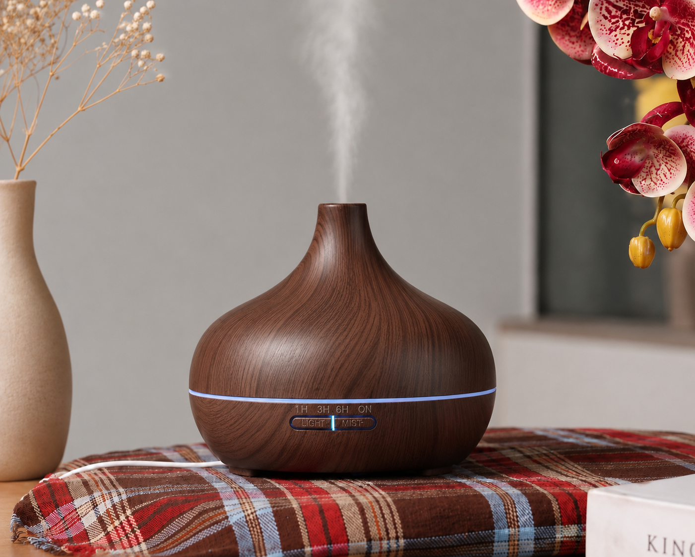 Diffuseur d’Huiles Essentielles Zen’ergy™ | Brume Relaxante & Ambiance Apaisante