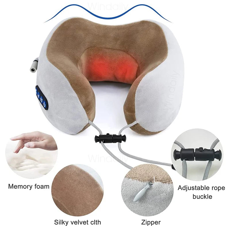 Zen’ergy Relax Neck™ - Coussin de Massage Cervical Chauffant